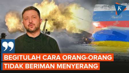 Zelensky Tuding Rusia Gempur Ukraina Di Malam Natal