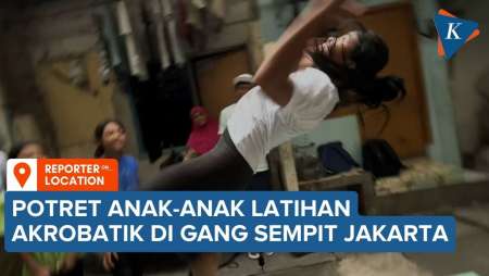 Potret Anak-anak Latihan Akrobatik Di Gang Sempit Jakarta, Berbuah Medali Kejurnas