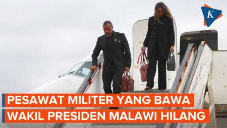 Pesawat Militer yang Bawa Wakil Presiden Malawi Hilang