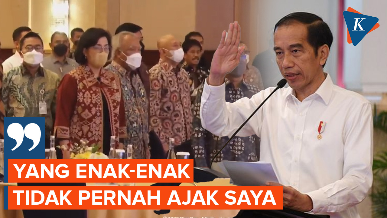 Sindiran Jokowi soal Kelakuan Menteri-menterinya Menimbulkan Gelak Tawa