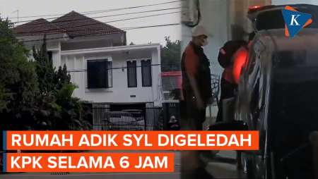 KPK Geledah Rumah Adik SYL 6 Jam, Dua Koper Diamankan