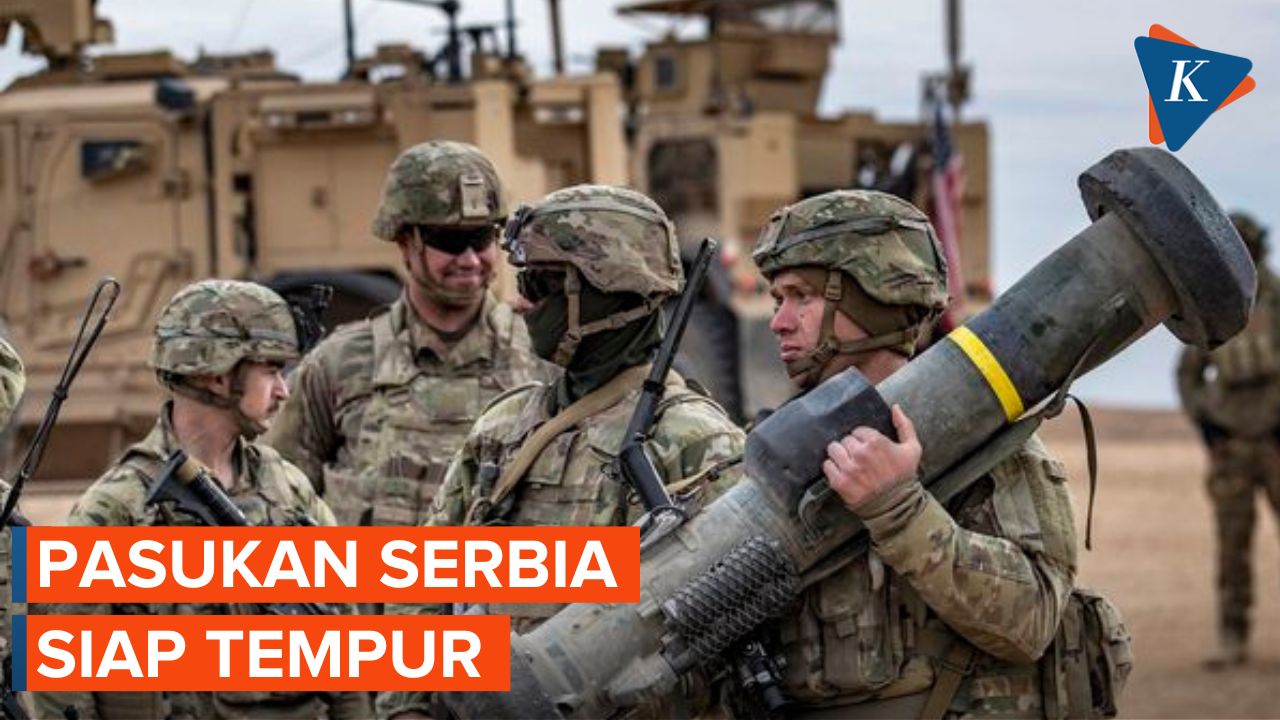 Pasukan Serbia Berjaga di Perbatasan Kosovo
