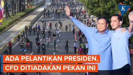 Ada Pelantikan Presiden, CFD Ditiadakan di Sudirman-Thamrin