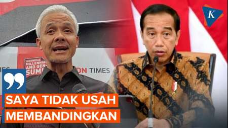 Saat Ganjar Ditanya Apakah Programnya Lebih Baik dari Jokowi