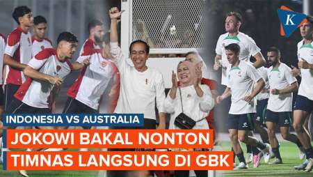 Indonesia Vs Australia Malam Ini, Jokowi Bakal Nonton Langsung Timnas di GBK