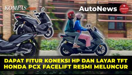 Honda PCX Facelift Meluncur, Dapat Fitur Koneksi HP dan Layar TFT