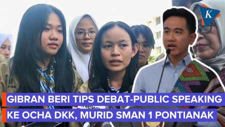 Josepha Peserta Cerdas Cermat MPR Dapat Tips Public Speaking-Debat dari Gibran