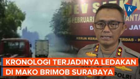 Kapolda Jatim Ungkap Kronologi Ledakan di Mako Brimob Surabaya