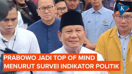 Survei Indikator: Prabowo Jadi Capres 