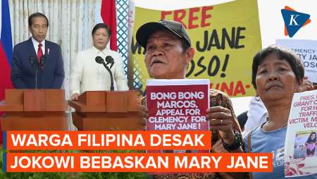 Keluarga dan Warga Filipina Demo Desak Pembebasan Mary Jane Saat Jokowi di Filipina