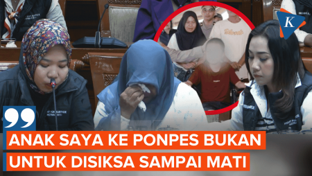 Tangis Ibu Santri Korban Pembakaran Di DPR, "Tolak" Nyawa Anak Diganti Kertas Damai