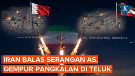 Balas Serangan AS, Iran Gempur Kuwait, Bahrain, Dan Kapal Di Selat Hormuz