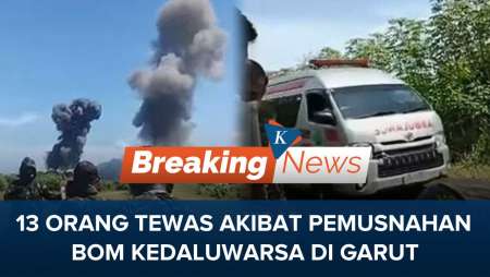[BREAKING NEWS] Pemusnahan Bom Kedaluwarsa di Garut Tewaskan 13 Orang