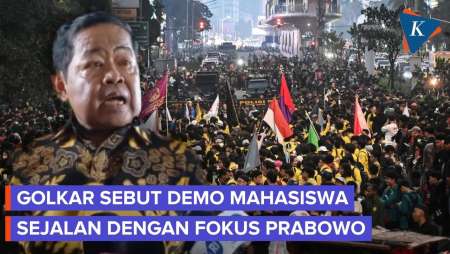 Golkar: Tujuan Demo Mahasiswa dan Prabowo Sama soal Perbaiki Ekonomi