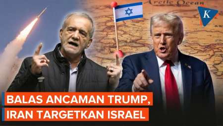 Trump Ancam Serangan Besar-besaran, Iran Akan Balas Gempur Israel