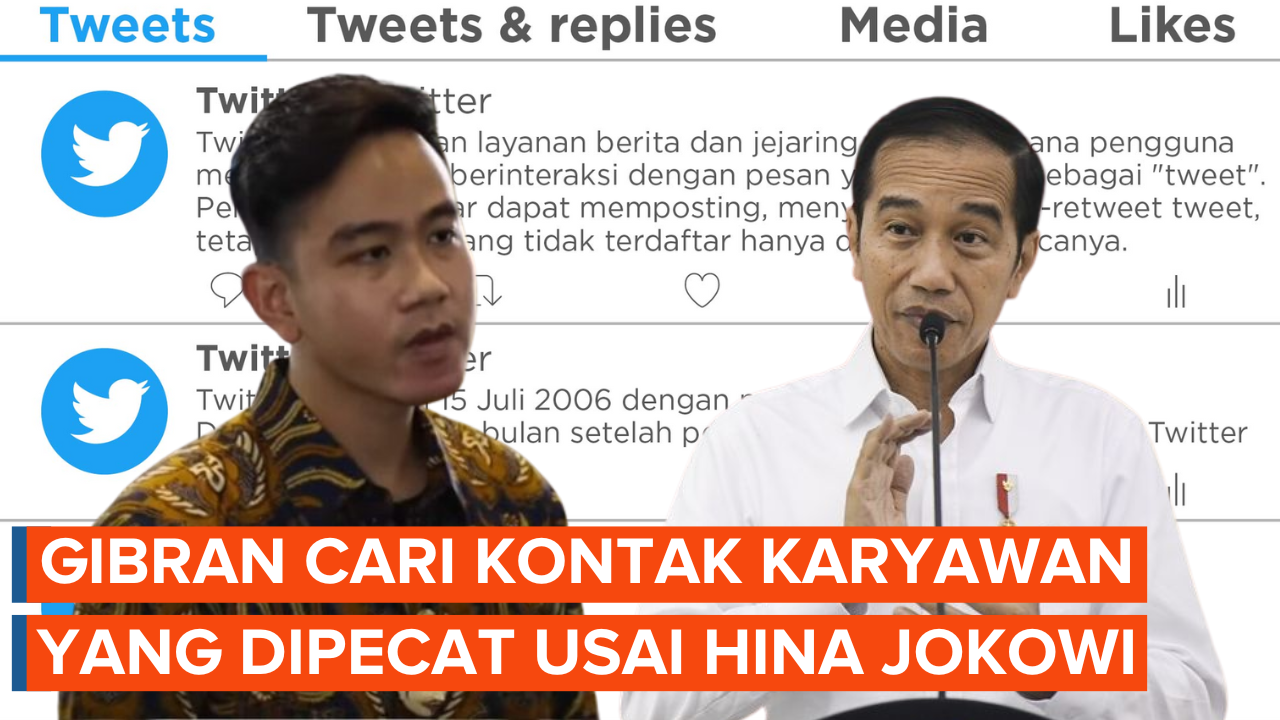 Karyawan Dipecat Usai Hina Jokowi, Ini Aksi Gibran Rakabuming