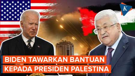 Telepon Presiden Palestina, Biden Tawarkan Bantuan Kemanusiaan untuk Warga Gaza