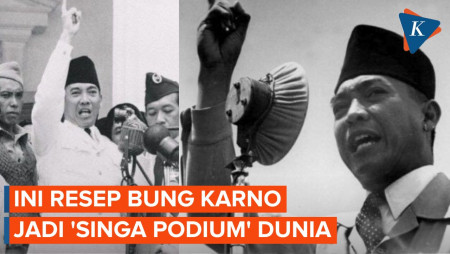 Sosok Soekarno Sang ‘Singa Podium’ yang Mendunia