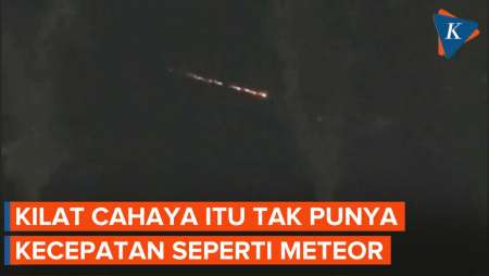 Ada Kilatan Cahaya di Langit Yogyakarta Diduga Meteor, Rupanya Sampah Antariksa