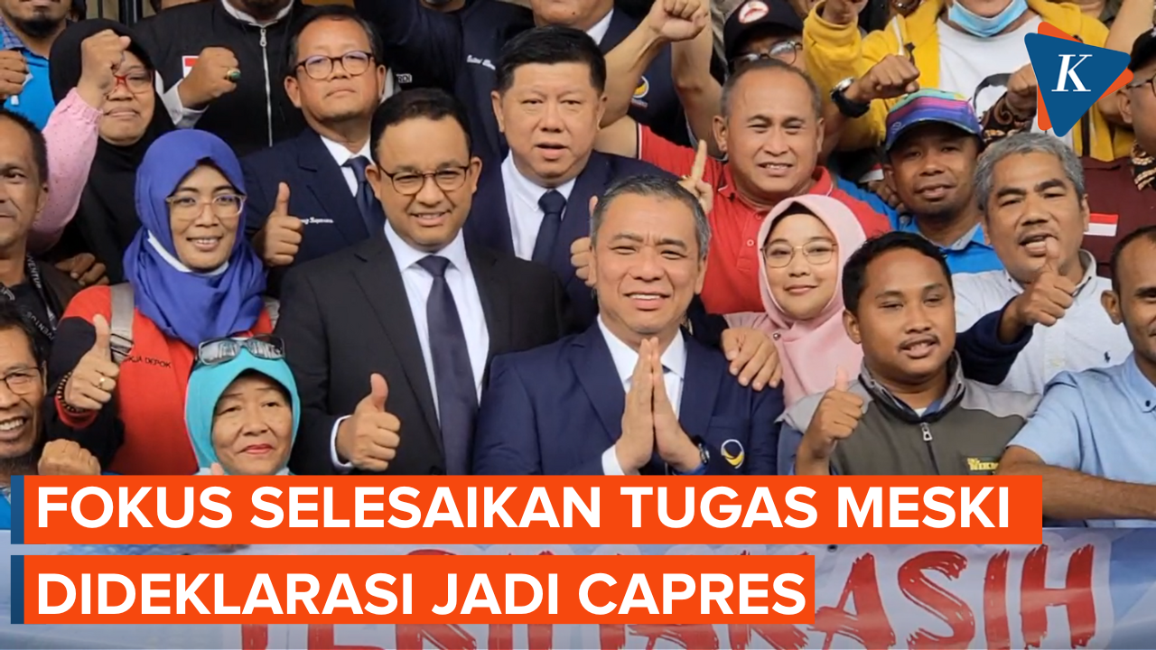 Anies Sebut Masih Fokus untuk DKI Jakarta Meski Sudah Deklarasi Jadi Capres