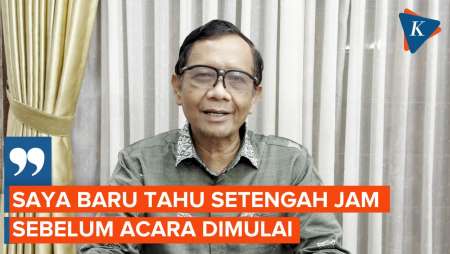 Mahfud MD Tak Tahu Prabowo Ditetapkan sebagai Presiden Terpilih Hari Ini