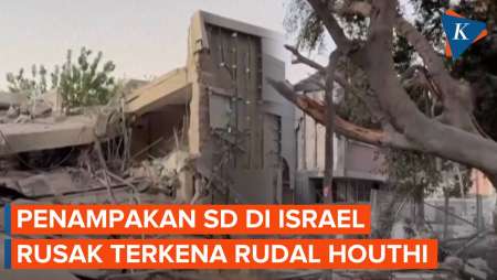 Israel Cegat Rudal Houthi, Pecahannya Rusak SD di Tel Aviv