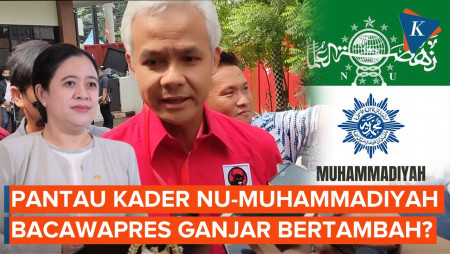 PDI-P Pantau Kader NU-Muhammadiyah, Bursa Calon Pendamping Ganjar Makin Ketat?