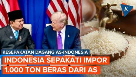 Indonesia Setujui Impor 1.000 Ton Beras Dari AS Dan 580.000 Ekor Ayam 