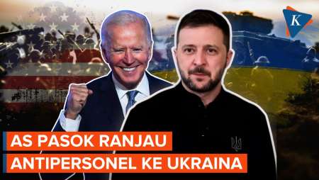 Usai Rudal ATACMS, Biden Setujui Kirim Ranjau Antipersonel untuk Ukraina