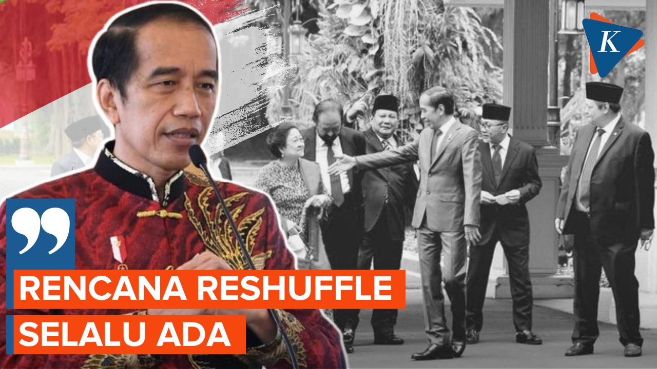 Disinggung Soal Reshuffle Kabinet, Ini Jawaban Presiden Jokowi