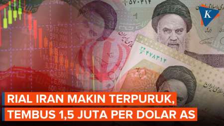 Mata Uang Iran Anjlok Ke Titik Terendah, Tembus 1,5 Juta Rial Per Dolar AS