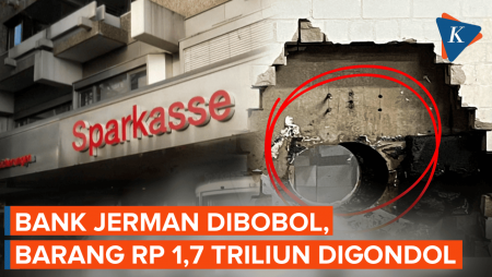 Bank Jerman Dibobol Bak Adegan Film, Barang Rp 1,7 Triliun Raib