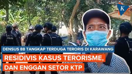 Sosok Terduga Teroris di Karawang, Penjual Bubur Ayam dan Tak Mau Setor KTP