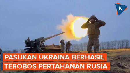 Serangan Balik Ukraina Berhasil Terobos Garis Pertahanan Rusia