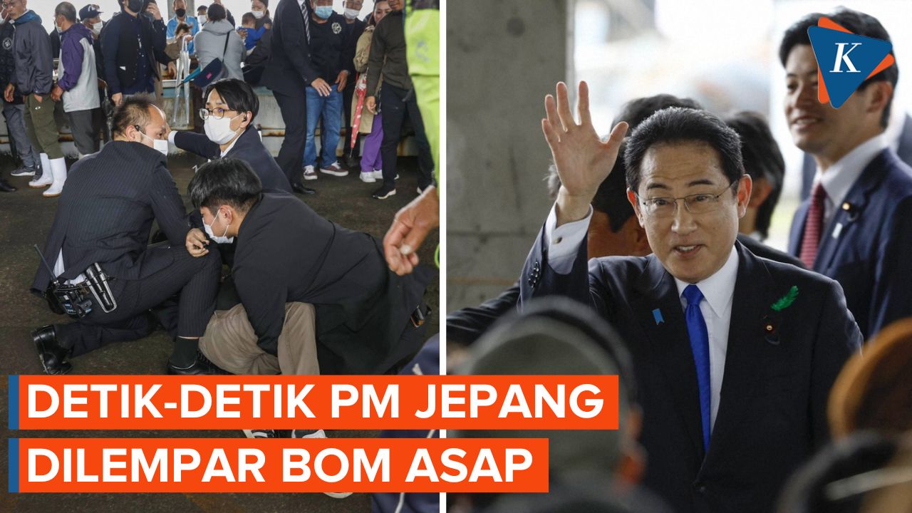 PM Jepang Angkat Bicara Setelah Aksi Pelemparan Bom Asap Terhadap Dirinya