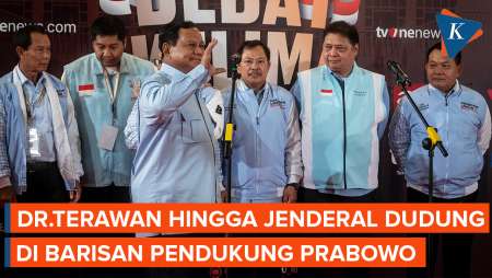 Wajah-wajah Baru Pendukung Prabowo-Gibran yang Hadiri Debat Pilpres 2024