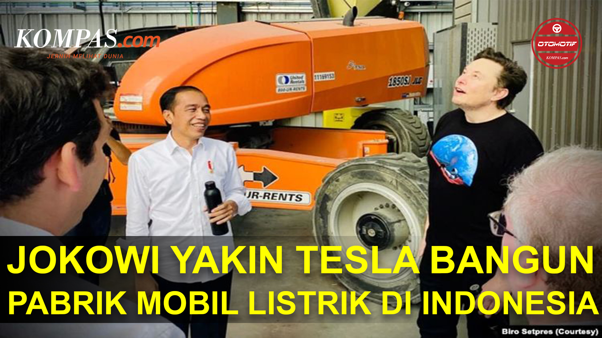 Presiden Jokowi Yakin Tesla Akan Bangun Pabrik Mobil Listrik di Indonesia