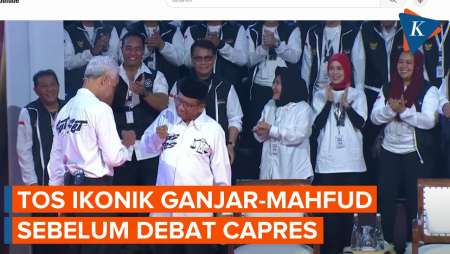 Ganjar Tos dengan Mahfud MD sebelum Beraksi di “Medan Peperangan”