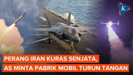 Perang Iran Kuras Senjata AS, Pentagon Minta Bantuan Pabrik Mobil Penuhi Stok