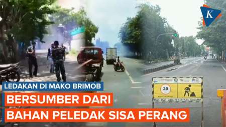 Ledakan di Mako Brimob Surabaya, Kapolda Jatim: Sumber dari Bahan Peledak Sisa Perang