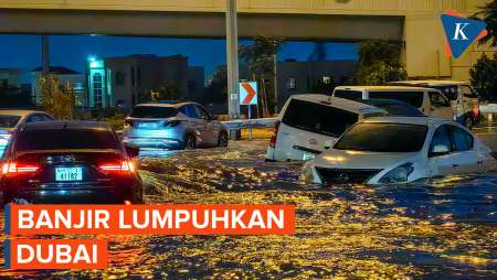 Dubai Dilanda Banjir dan Badai Paling Parah 75 Tahun Terakhir