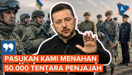 Zelensky: Ukraina Hadapi 50.000 Pasukan Rusia di Kursk