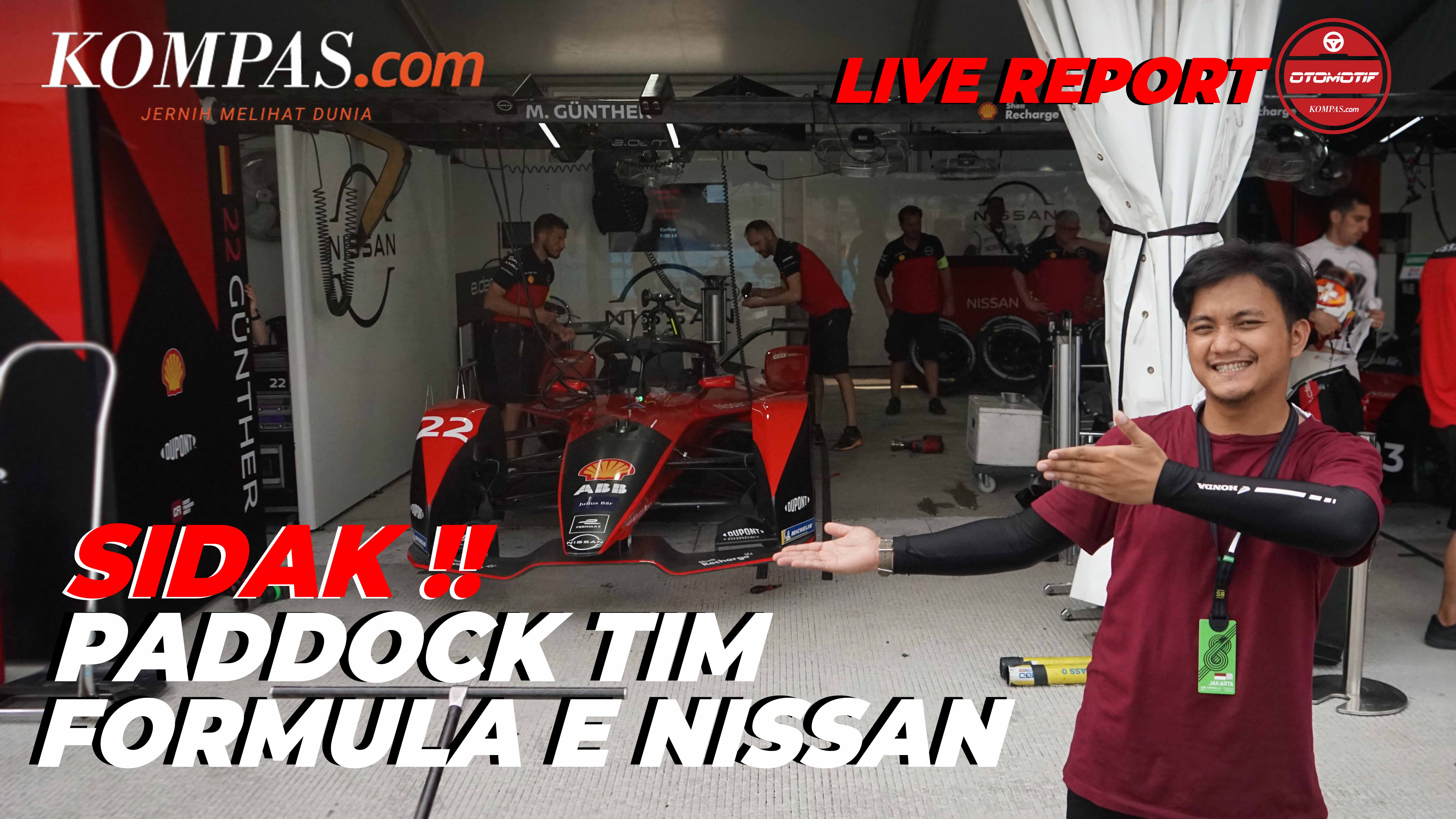 Sidak Paddock Tim Formula E Nissan