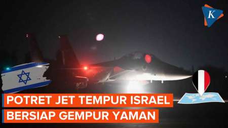 Detik-detik Jet Tempur Israel Bersiap Menyerang Yaman