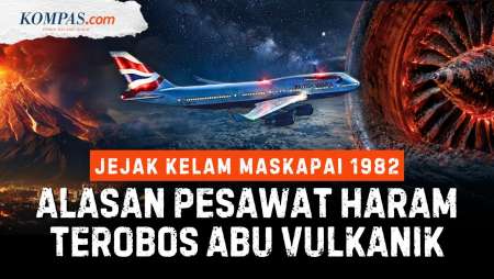 Jejak Kelam Pesawat Di Langit Indonesia Tahun 1982, Alarm Larangan Terobos Abu Vulkanik