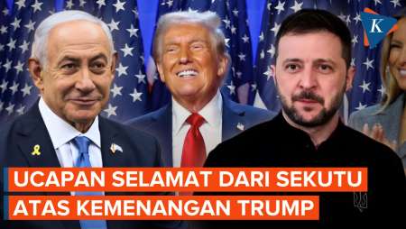 Sejumlah Pemimpin Dunia Ucapkan Selamat ke Trump, Ada Netanyahu dan Zelensky