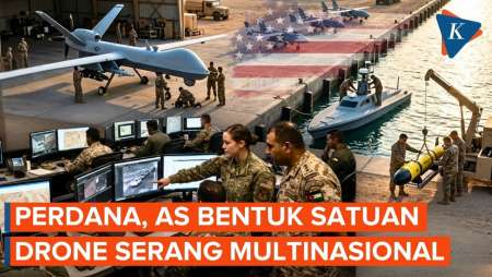 Perdana di Timur Tengah, AS Luncurkan Satuan Drone Serang Multinasional