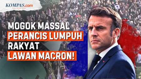 Macron Vs Rakyat Paris: Mogok Massal Lumpuhkan Perancis, Apa yang Terjadi?