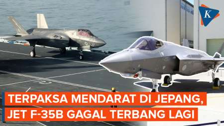 Lagi, Jet Siluman F-35B Inggris Gagal Terbang, Mendarat Darurat di Jepang