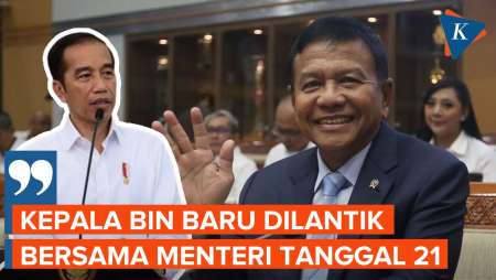 Jokowi: Kepala BIN Baru Dilantik Bersama Menteri-menteri Tanggal 21 Oktober